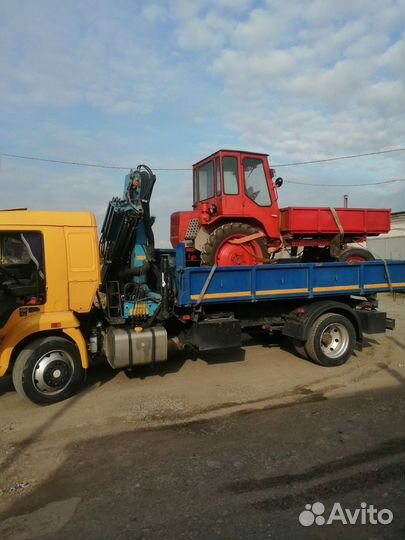 Аренда и услуги манипулятора, стрела 3 т, 8 м, борт 9.4 т, 5 м