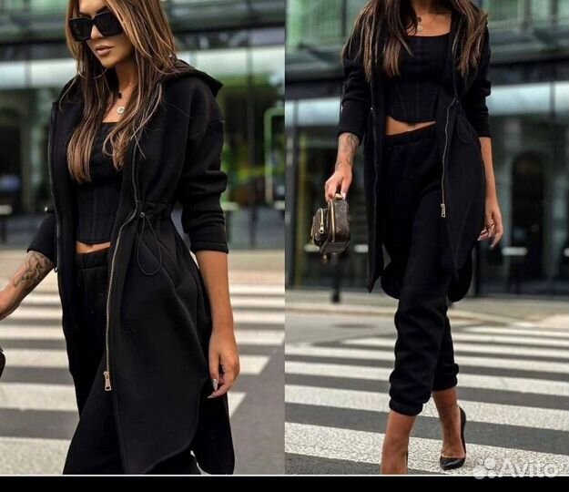 Костюм женский с начесом 46 раз