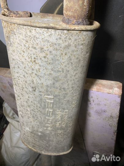 Passat b3 глушитель основной дополнительный