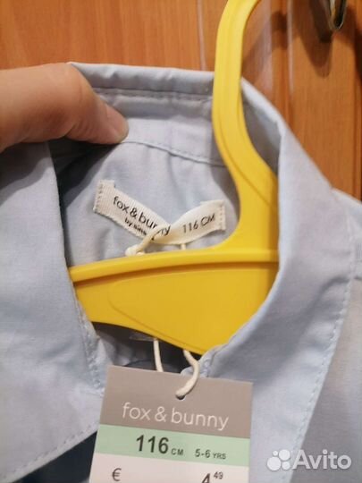 Рубашка на мальчика 116 новая