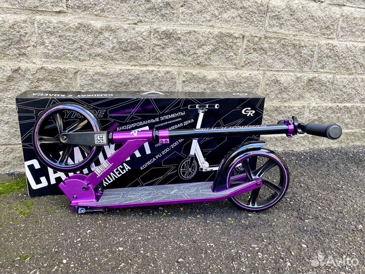 Самокат для девочек новый