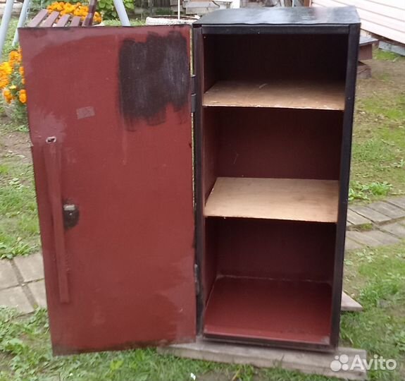 Шкаф-ящик сейф металлический