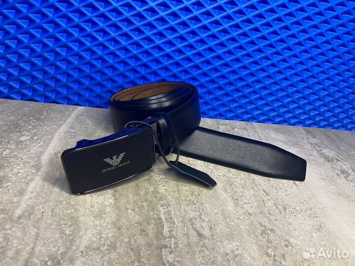 Ремень кожаный мужской Armani