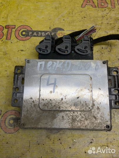 Эбу двигателя Peugeot 206 2E/K KFW(TU3JP) 2002