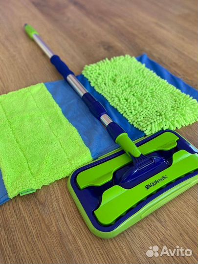 Швабра с 2 насадками новая