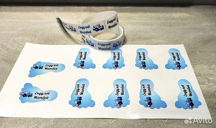 Стикеры на обувь, наклейки в школу и в садик