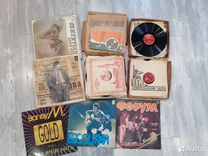 Виниловые пластинки СССР лот