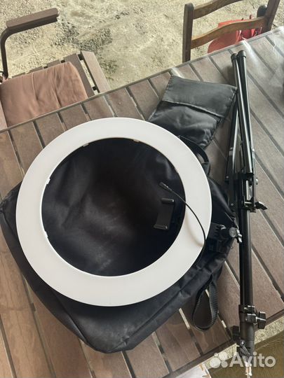 Кольцевая лампа со штативом 50 см