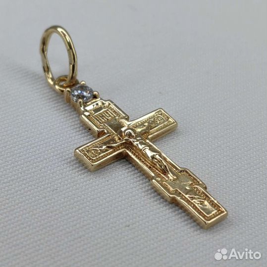 Крест золото 585 пробы № 063609