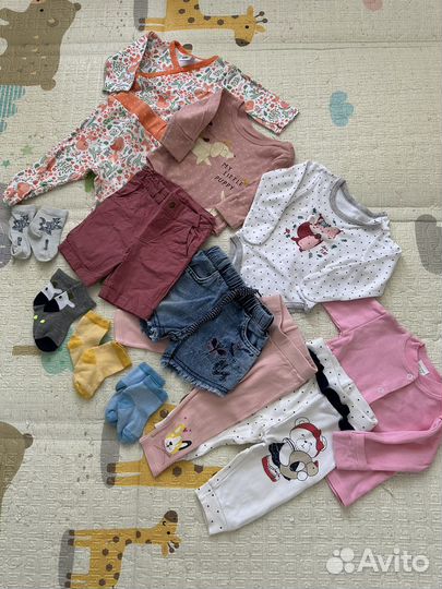 Одежда для девочки пакетом 68
