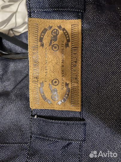 Мото джинсы мужские