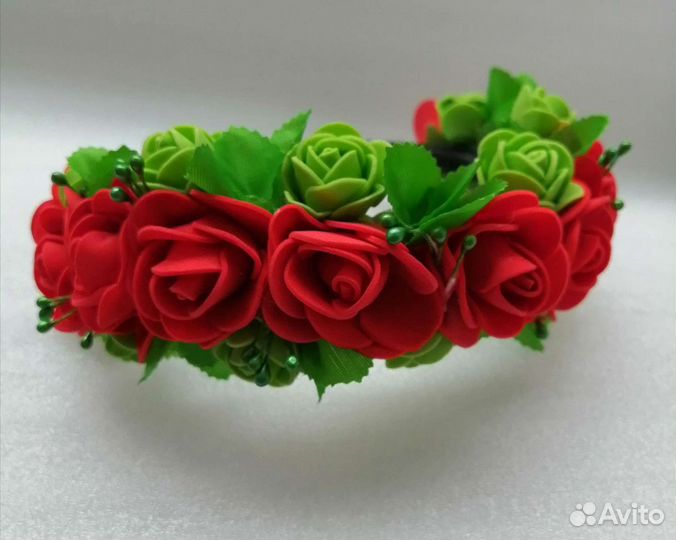 Ободок из фоамирана, ручная работа