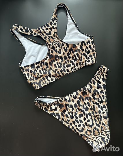 Купальник Missguided леопардовый