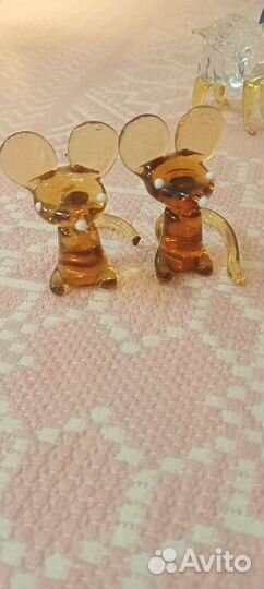 Стеклянные фигурки СССР