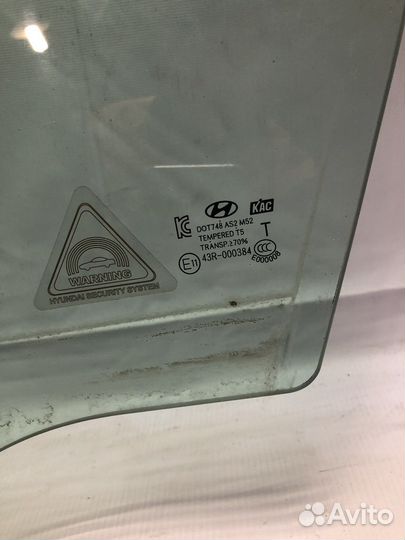Стекло переднее левое Hyundai I40, 2016г