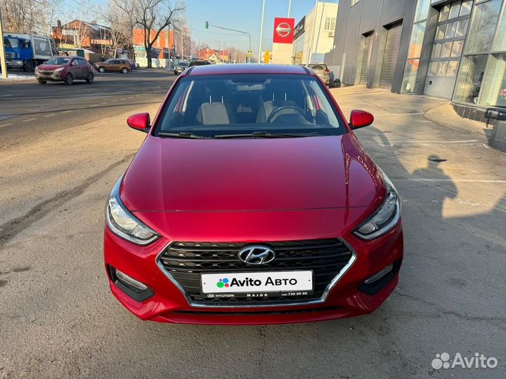 Hyundai Solaris 1.4 AT, 2017, 88 905 км