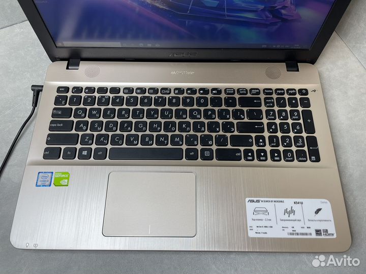 Asus X540 LJ Core i3/RAM 8gb/SSD 240gb/GT 920m