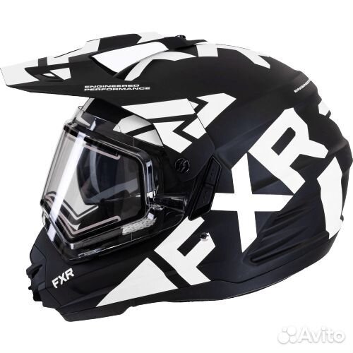 Шлем FXR Torque X Team Blk/White с подогревом