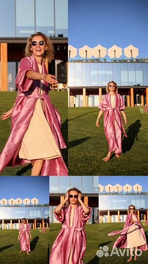 Кафтан кимоно халат накидка на пляж