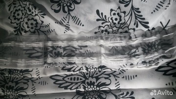 Икеа шторы черно-белые 140х245