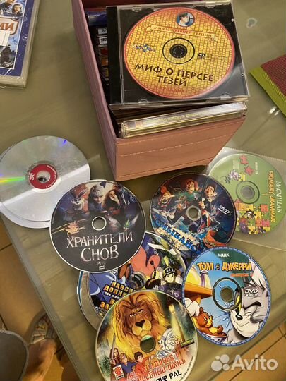 Dvd диски мультфильмы и аудио сказки