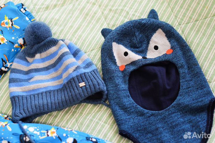 Шапка для мальчика 1-2 года