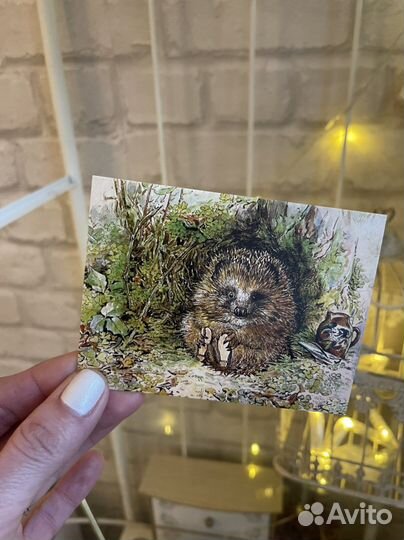 Мини-открытки новые разные