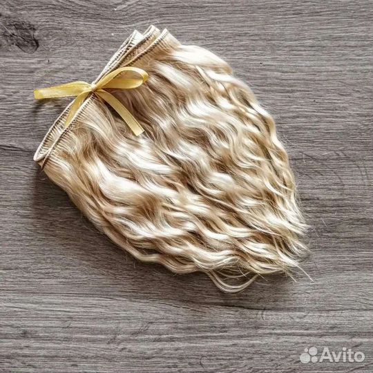 Волосы для кукол, трессы из козочки