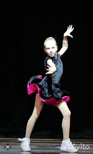 Танцевальное платье для девочки латина