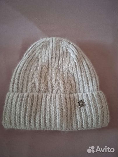 Комплект шапка и снуд зимний