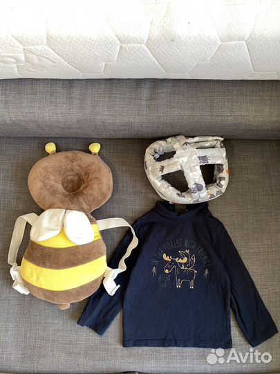 Рюкзак подушка от падений+шлем противоударный