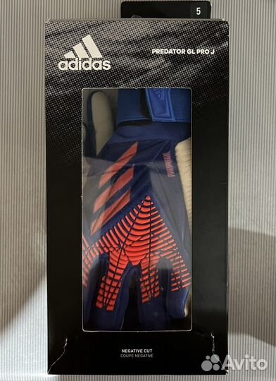 Вратарские перчатки adidas predator GL pro