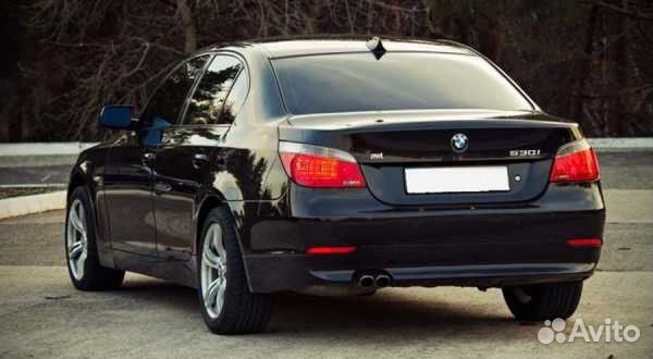 Чёрные стёкла на BMW Е 60 + установка