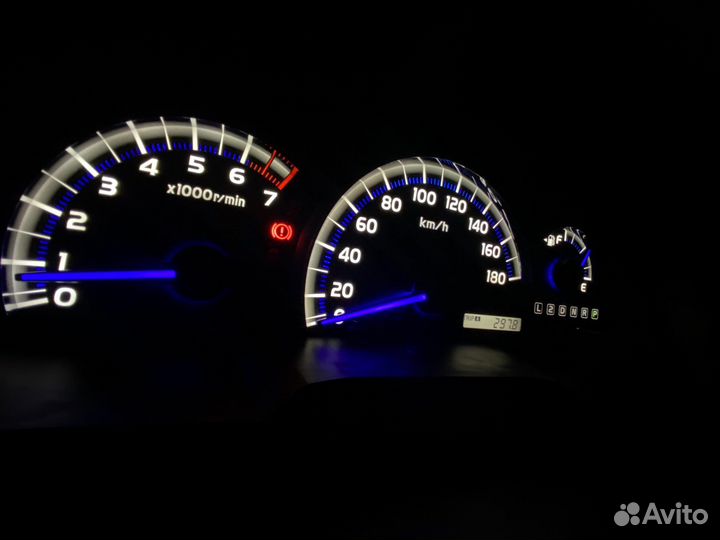 Пересвет приборной панели