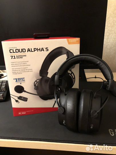 Игровые наушники HyperX Cloud Alpha S