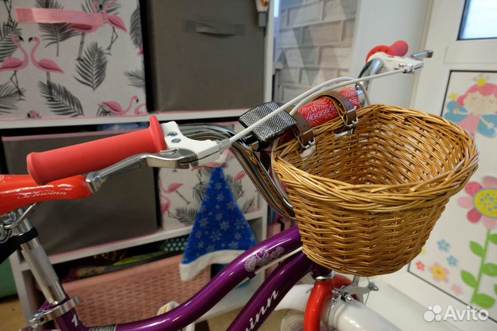 Детский велосипед Schwinn Elm 18 фиолетовый/белый