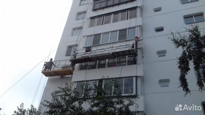 Аренда фасадного подъемника (строительная люлька)