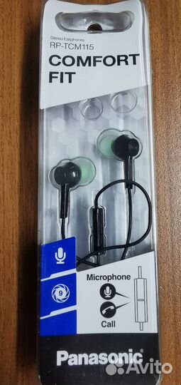 Наушники гарнитура Panasonic RP-TCM115 Comfort Fit
