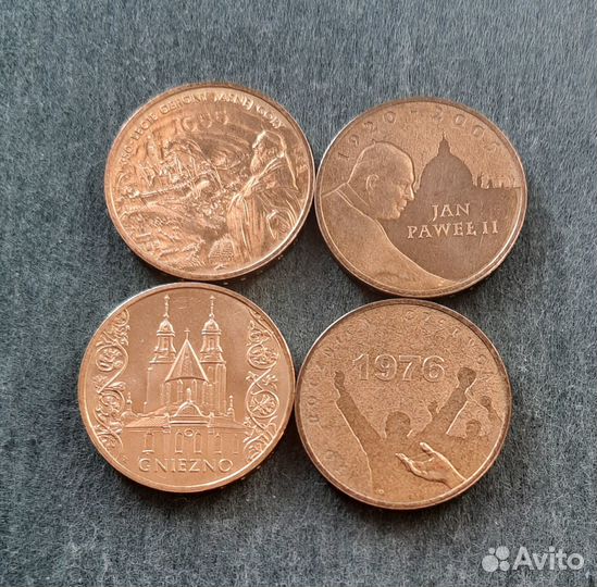 Монеты Польши 2 злотых