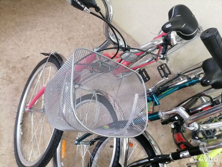 Велосипед женский с корзиной. Доставка бесплатно