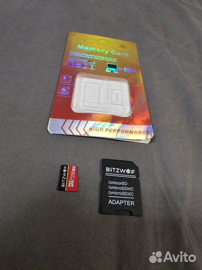 Карта памяти microSD BlitzWolf BW-TF1 256 Гб