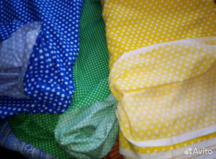 Ткани ситцевые и вафельные(остатки)