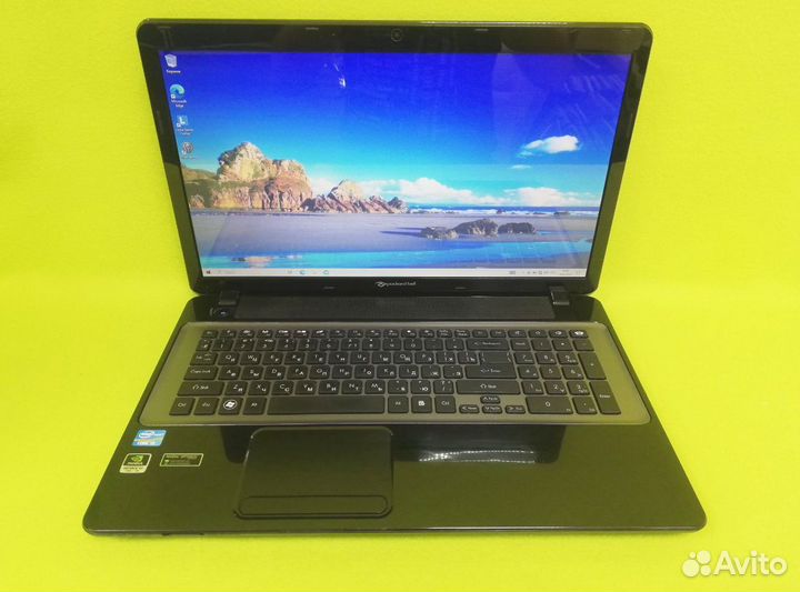 Игровой ноутбук Packard Bell i3/8 гб/экран 17/Ssd
