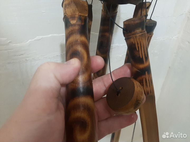 Кокосово-бамбуковый сувенир из Азии