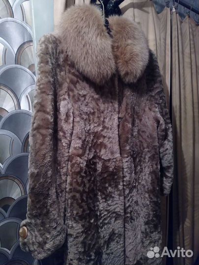 Шуба женская цигейка