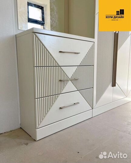 Шкаф с фрезеровкой