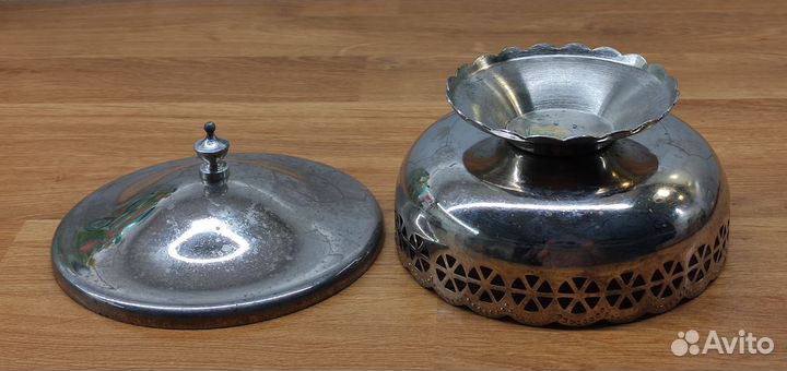 Конфетница из мельхиора СССР