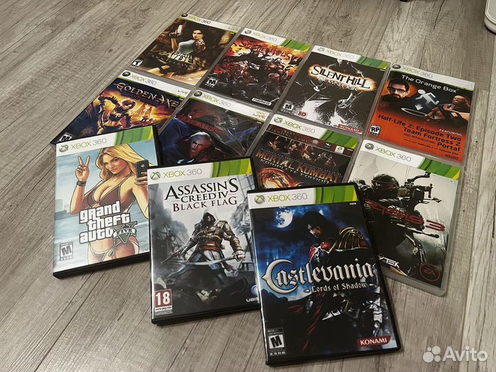 Диски для прошитого xbox 360 На фото не все