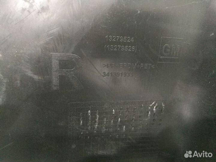 Подкрылок задний правый opel astra j 3-х дверная 1