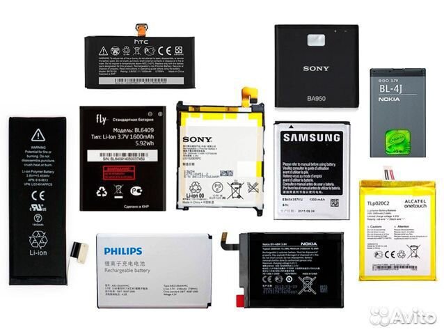 Батареи для телефонов Huawei/Honor, iPhone, Xiaomi